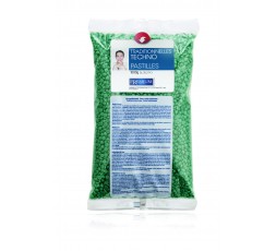 Hot wax pearls Green, 1 kg