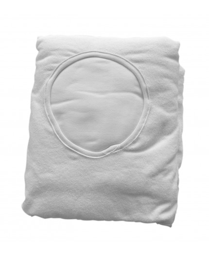 Drap-Housse pour table de massage en tissu-éponge blanc 260gr-m2