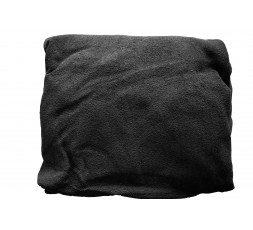 Couch cover in washable cotton towelling, with face hole, WHITE 260gr-m2