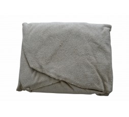 Drap-Housse Tissu-éponge Sans Trou Facial, Taupe