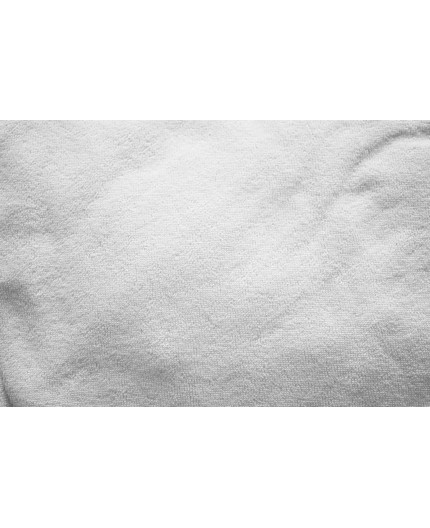 Housse Tétière Coton Eponge, Blanc