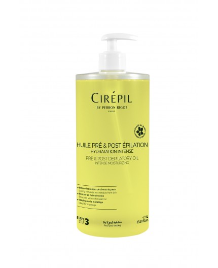 Jasmine Depilatory Oil 1000 ml - Cirépil