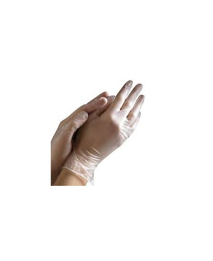 Gants en latex poudrés, Taille M, 100 pièces