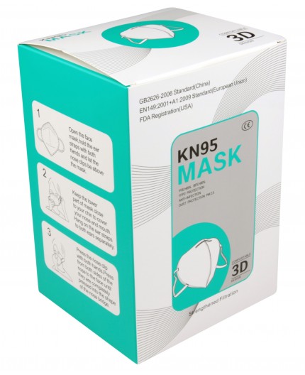 Masque de protection FFP2 / KN95 (Lot de 10 pièces)